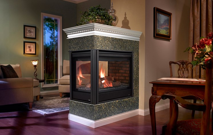 Heatilator Peninsula Gas Fireplace
