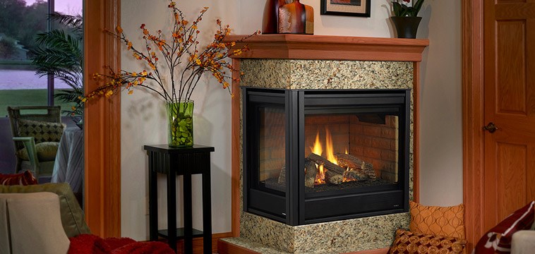 Heatilator Corner Direct Vent Gas Fireplace Corner 36 By Heatilator
