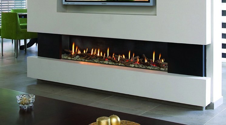 Ortal Front Facing Clear 150 Direct Vent Fireplace