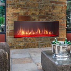 Lanai Outdoor Gas Fireplace