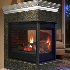 Heatilator Peninsula Gas Fireplace